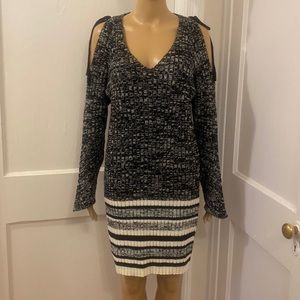 NWOT Cold Shoulder Sweater Dress